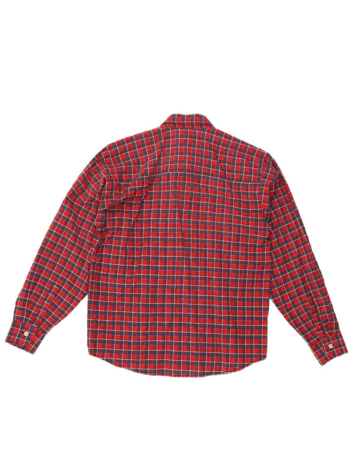 Camisa masculina RIFLE pequena xadrez vermelha
