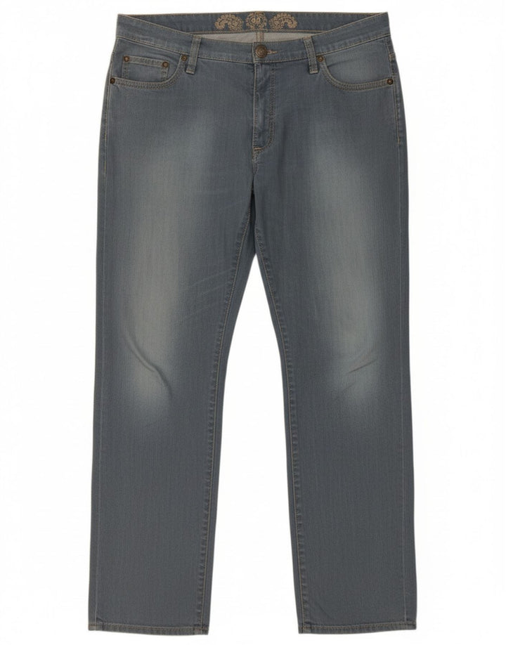 Marlboro Classics Masculino Slim Jeans W32 L29 Azul Algodão