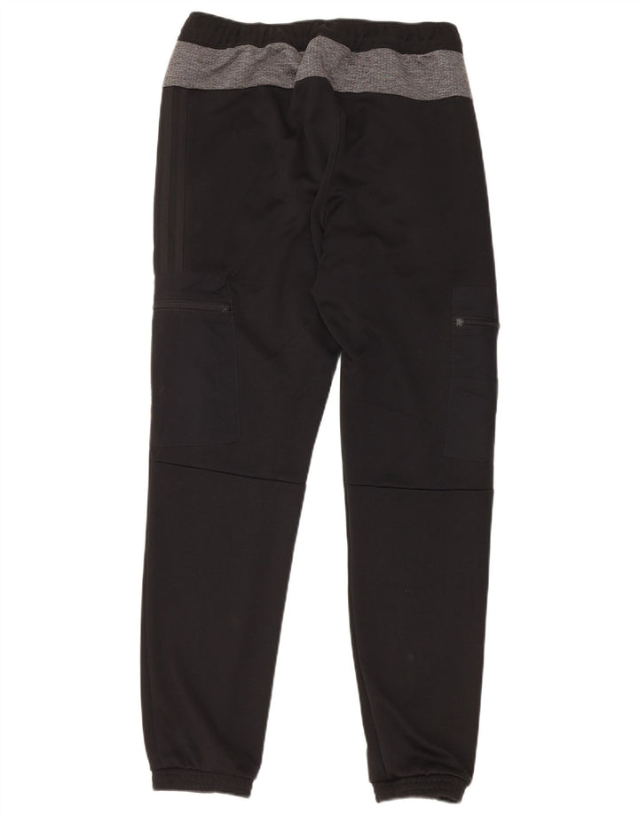 ADIDAS Mens Cargo Calças de treino Joggers Pequeno Poliéster Preto
