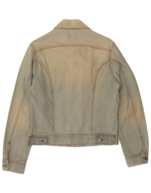 Jaqueta jeans feminina General Company UK 10 pequena azul