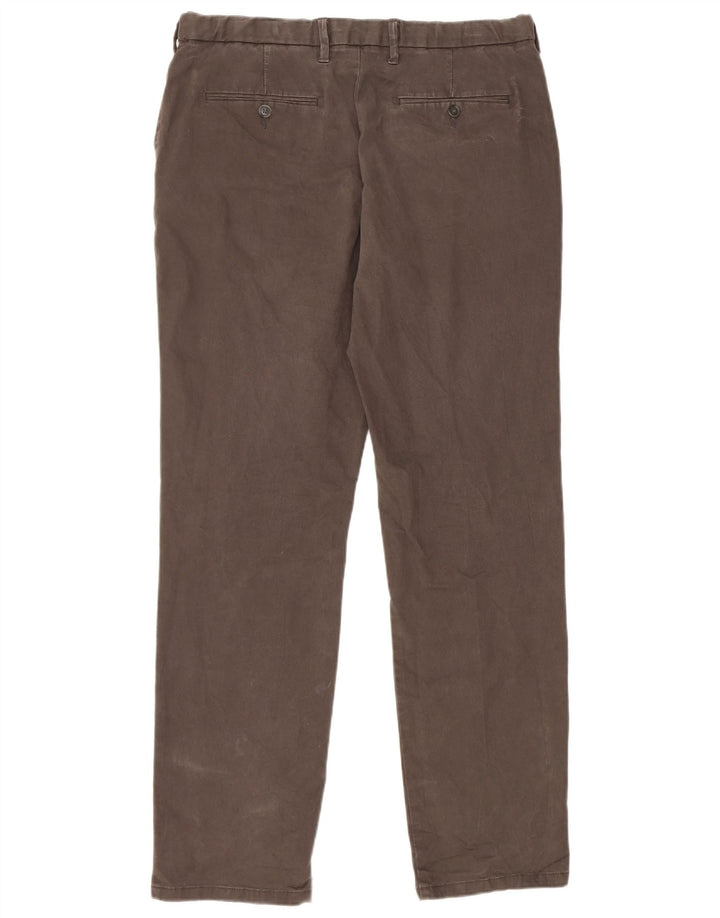 Calça Chino Masculina Marks & Spencer Regular Fit W36 L33 Algodão Cinza