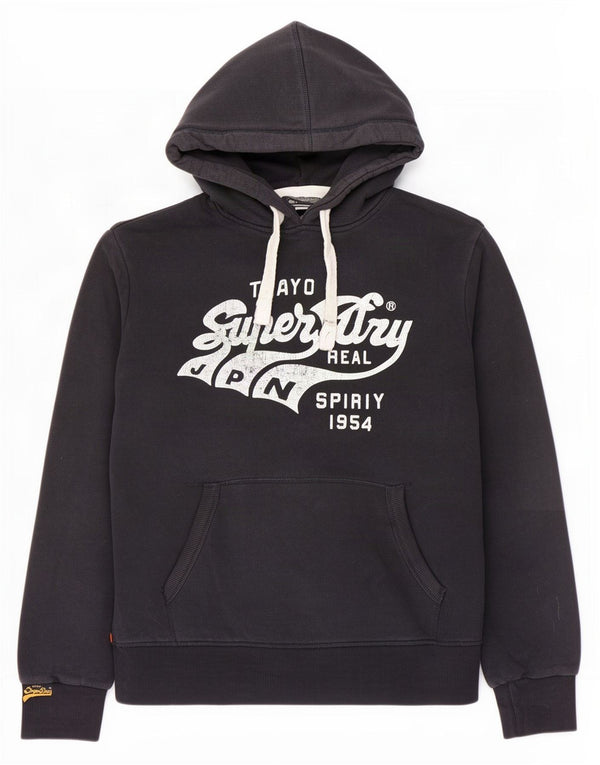 Superdry masculino vintage fit gráfico moletom com capuz XL azul marinho algodão