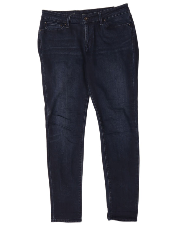 Jeans skinny feminino Levi's W29 L32 algodão azul marinho