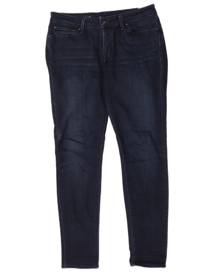 Jeans skinny feminino Levi's W29 L32 algodão azul marinho
