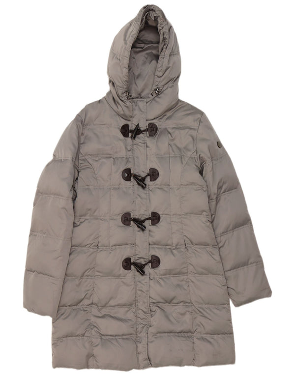 Casaco acolchoado com capuz feminino Champion UK 20 2XL cinza poliéster
