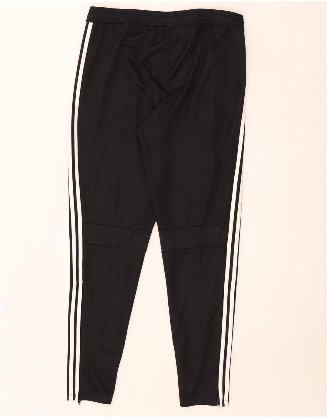Adidas Mens Slim Fit Calças de Treino Grande Poliéster Preto