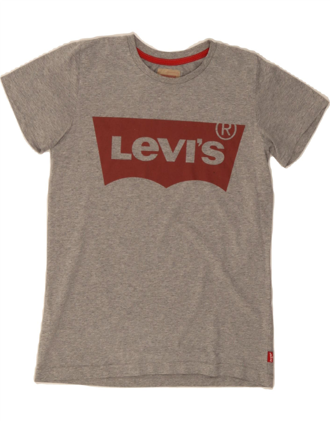 LEVI'S Boys Graphic T-Shirt Top 13-14 Years Grey Vintage Levi's and Second-Hand Levi's from Messina Hembry 
