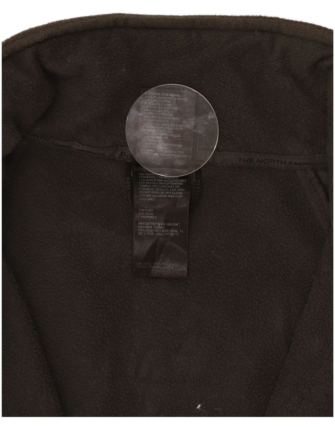 Jaqueta de lã masculina The North Face UK 36 poliéster cinza pequeno