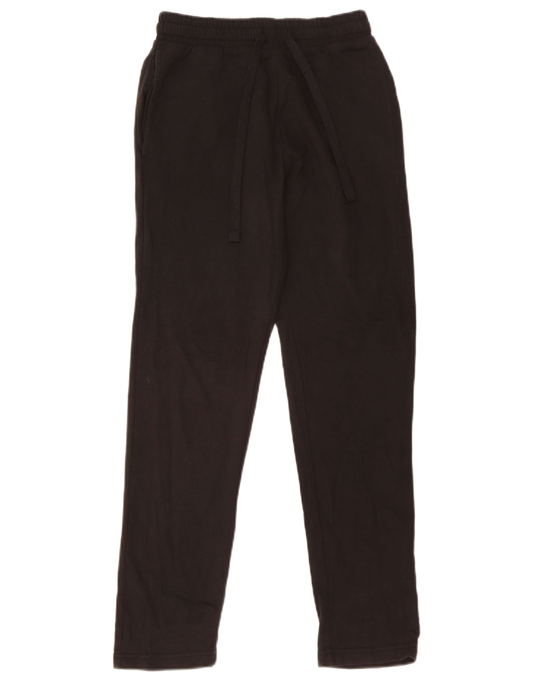 Calça de treino feminina Marks & Spencer regular Reino Unido 8 pequeno algodão preto