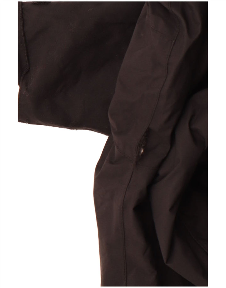 Jaqueta corta-vento feminina com capuz JACK WOLFSKIN Reino Unido 10 pequena poliamida preta