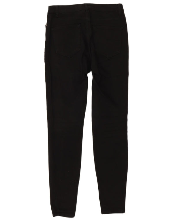 Calça jeans skinny feminina Zara EU 34 2XS W24 L28 algodão preto