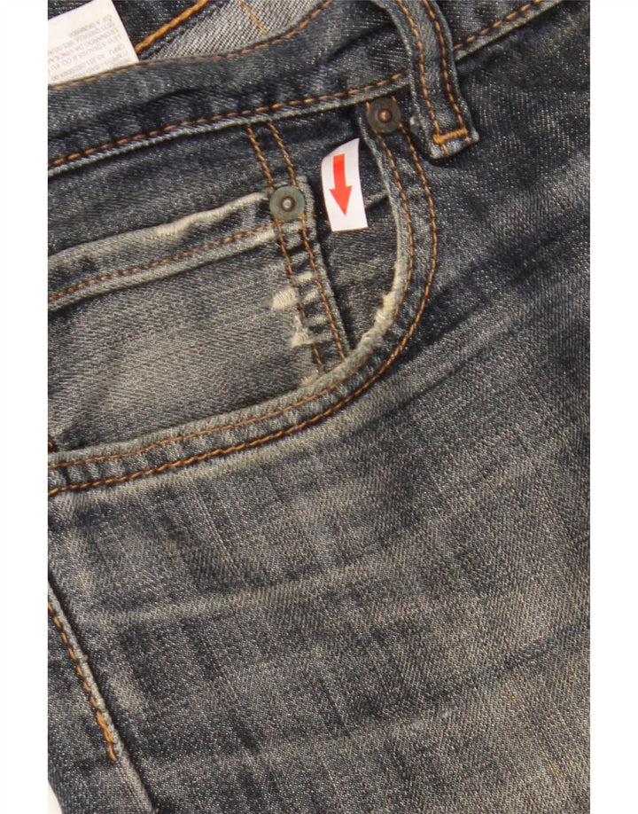 Levi's Masculino 505 Straight Jeans W36 L30 Azul Algodão