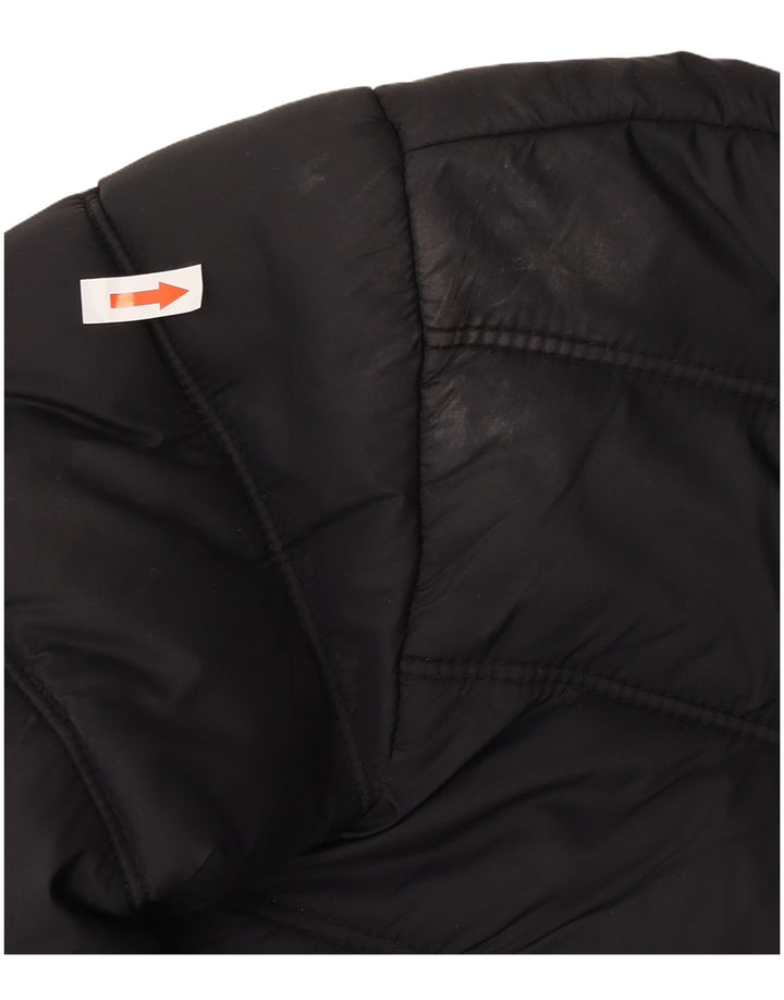 Jaqueta masculina acolchoada com capuz Brugi IT 52 XL poliamida preta