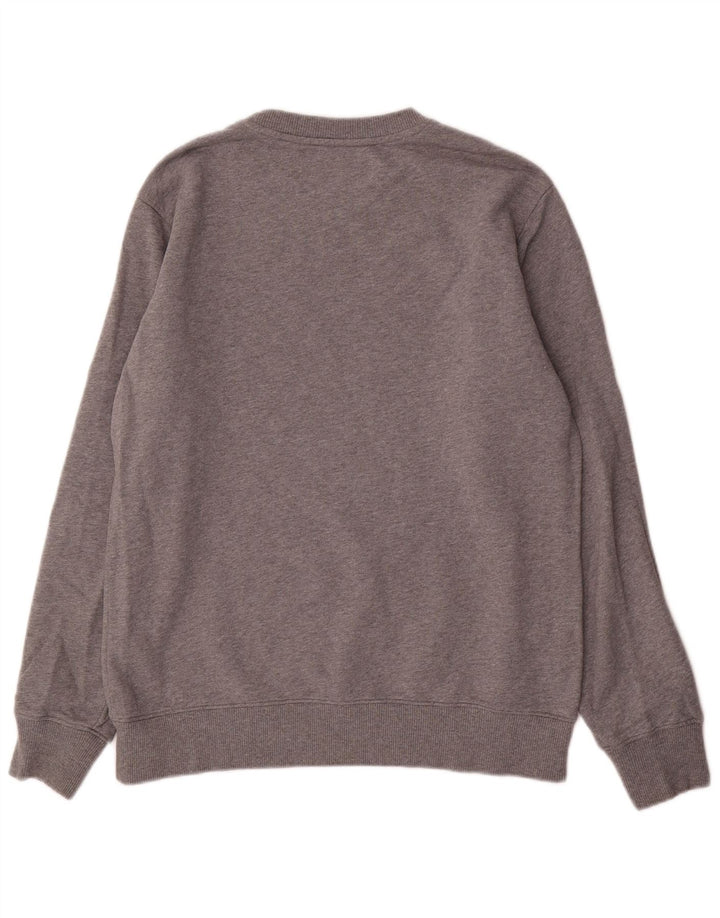 Calvin Klein Jeans Masculino moletom gráfico jumper médio cinza manchado