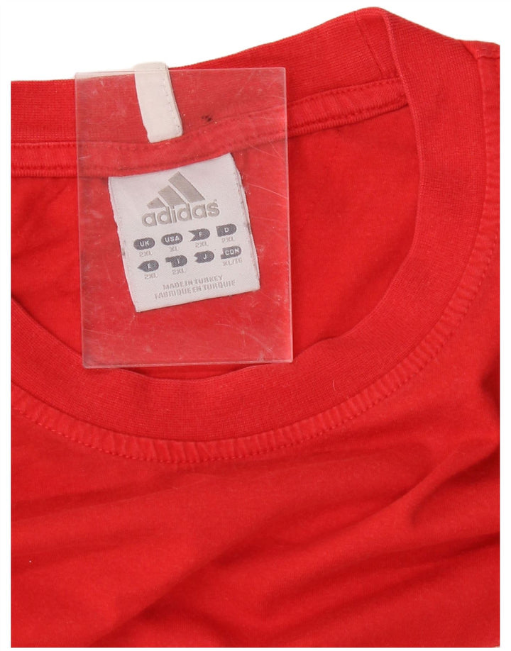 Camiseta masculina ADIDAS Top 2XL vermelha