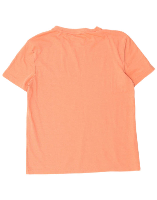 Calvin Klein Mens Camiseta Top Médio Algodão Laranja