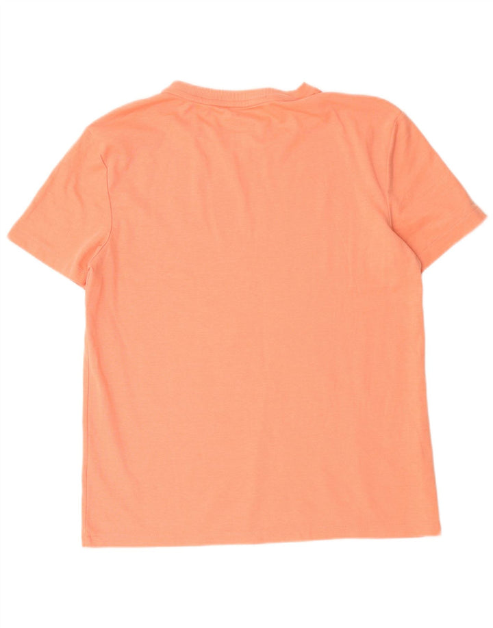 Calvin Klein Mens Camiseta Top Médio Algodão Laranja