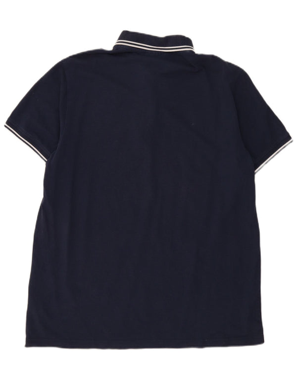 Camisa polo masculina Kappa XL azul marinho algodão