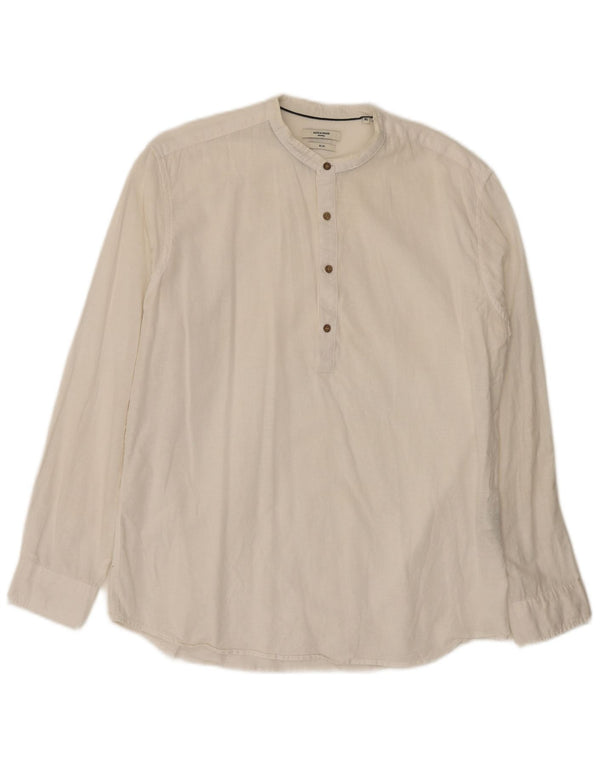 Camisa pulôver masculina Jack & Jones Slim Fit XL algodão branco