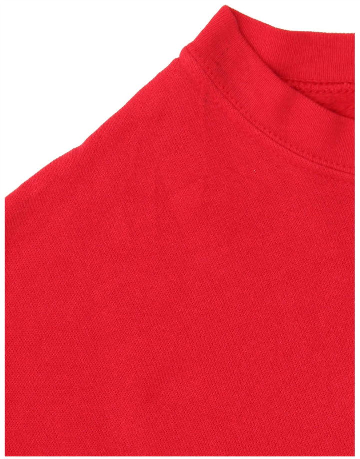 LEE Mens Moletom Jumper XL Algodão Vermelho
