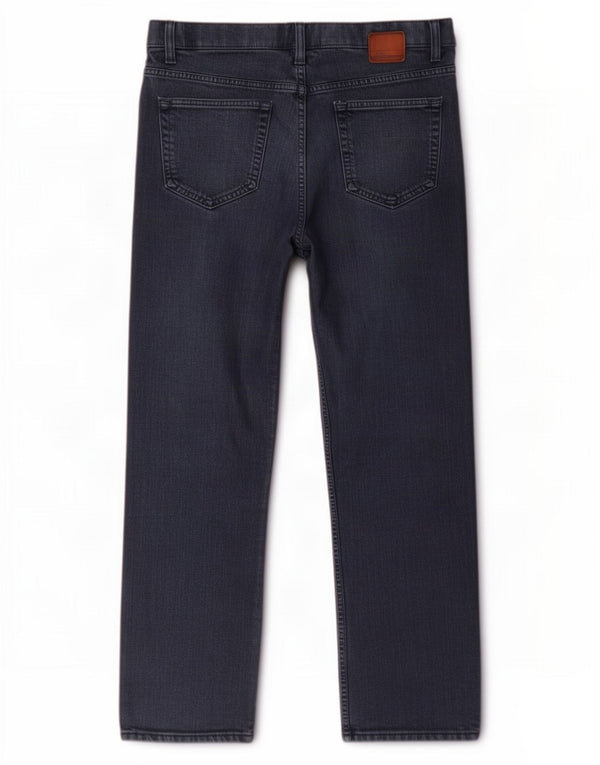 Calça jeans reta masculina Marks & Spencer Blue Harbor W36 L29 algodão marinho