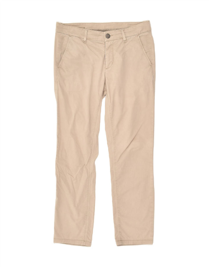 VINTAGE Womens Slim Chino Trousers W30 L27 Beige Cotton | Vintage Vintage | Thrift | Second-Hand Vintage | Used Clothing | Messina Hembry 