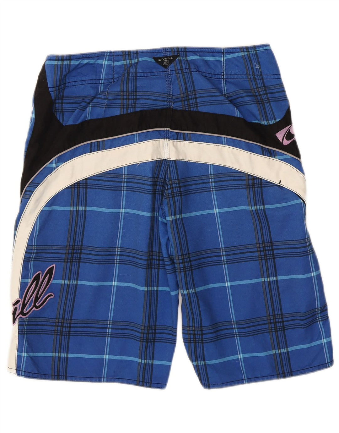 Shorts de natação masculino O'Neill gráfico médio azul xadrez