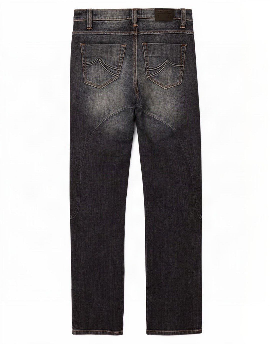 Calça jeans reta feminina Scott W28 L33 azul marinho