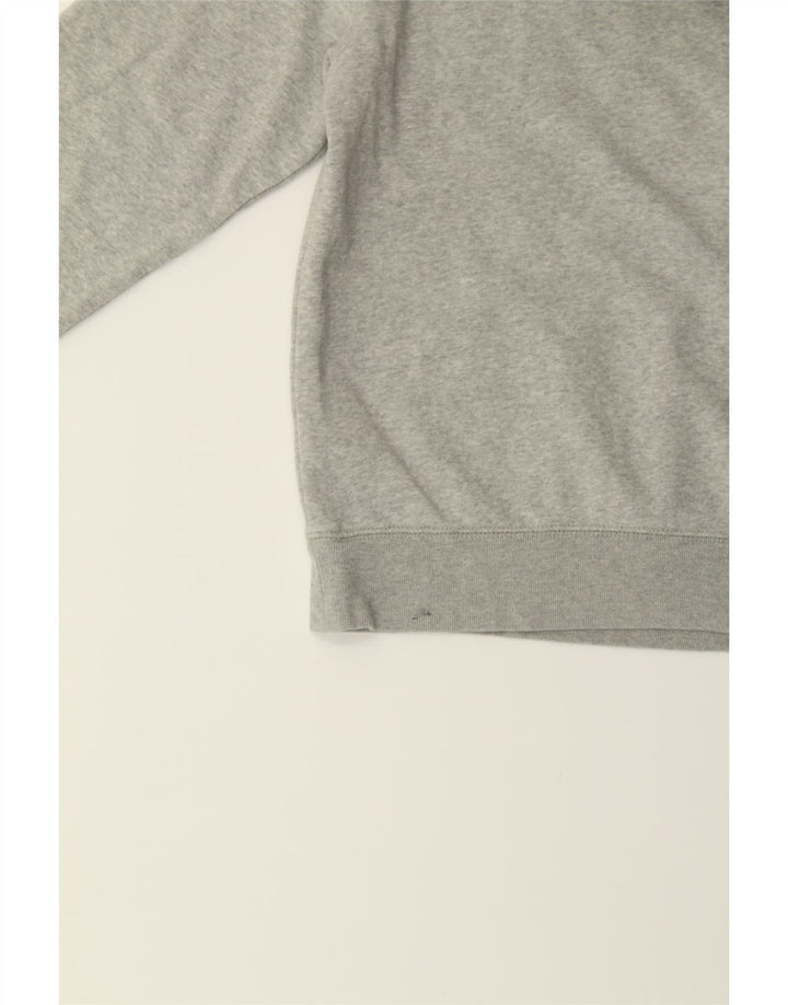 GAP Girls Graphic Hoodie Jumper 12-13 Years 2XL Grey Cotton Vintage Gap and Second-Hand Gap from Messina Hembry 