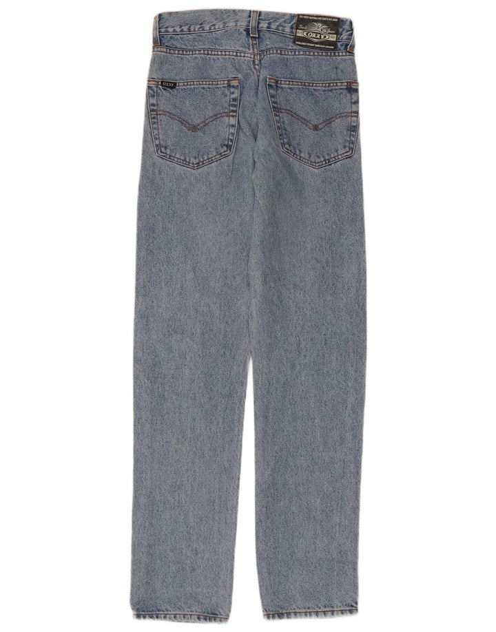 Calça jeans reta feminina OXXY W26 L33 azul