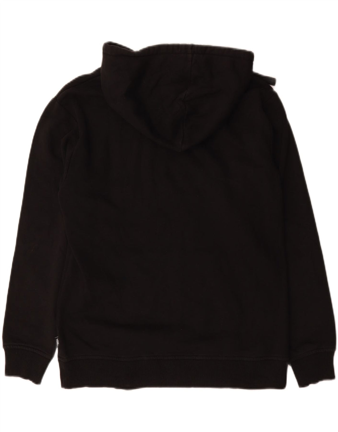 Vans masculino gráfico moletom com capuz médio algodão preto