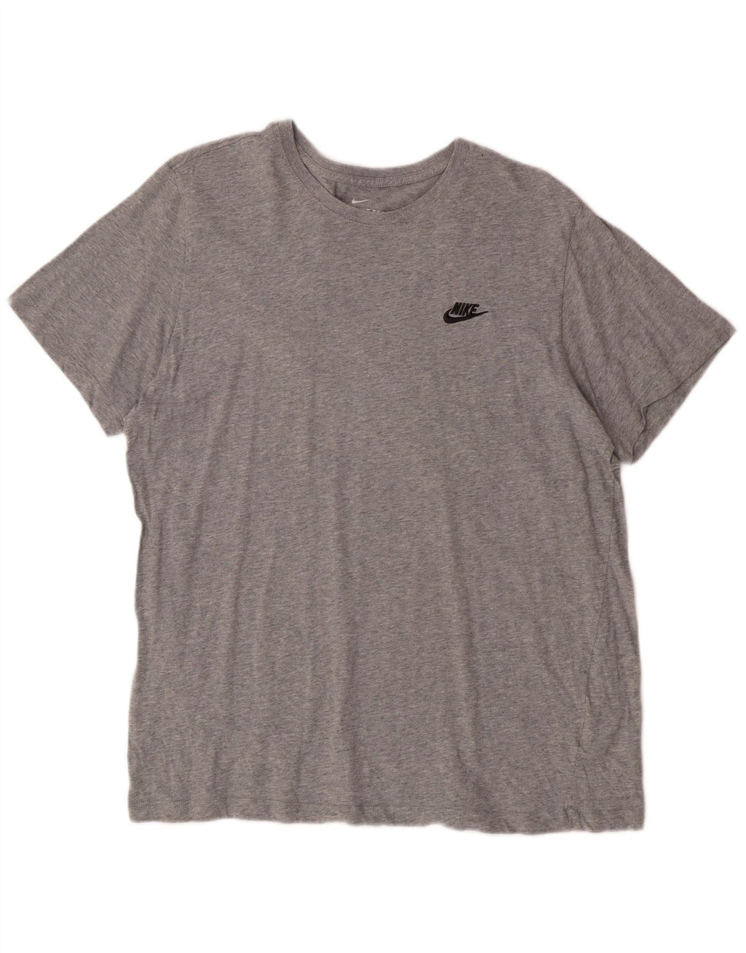 Camiseta masculina NIKE grande algodão cinza