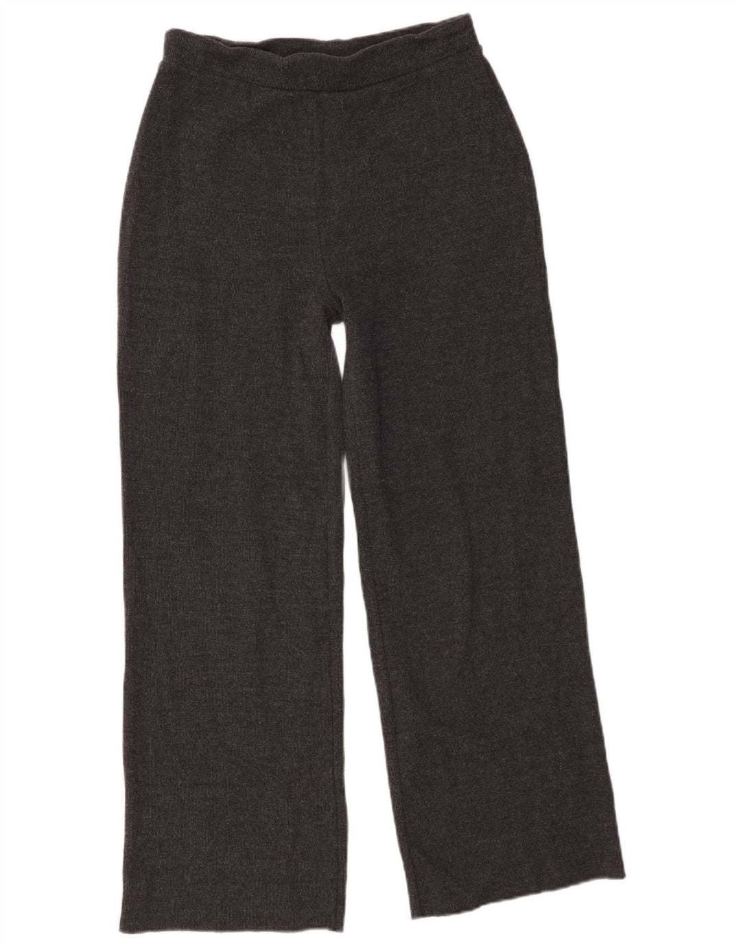 Calça de treino feminina ZARA UK 12 poliéster cinza médio