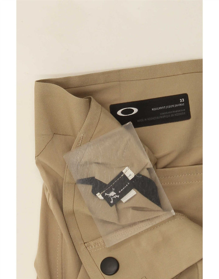 Oakley Mens Chino Shorts W33 Médio Bege