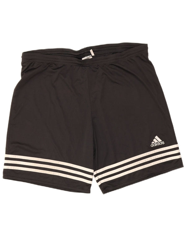 Adidas Mens Climalite Sport Shorts Grande Poliéster Preto