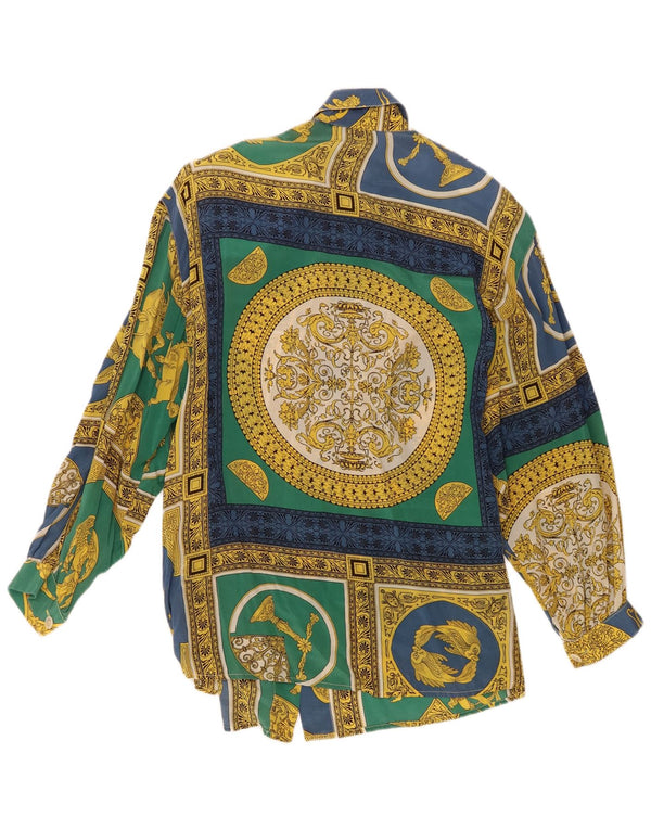 Gabri elle La Camicia Blusa Camisa Feminina UK 18 XL Multicolorido