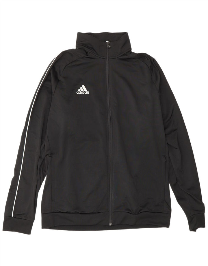 ADIDAS Mens Tracksuit Top Jacket XL Preto Poliéster