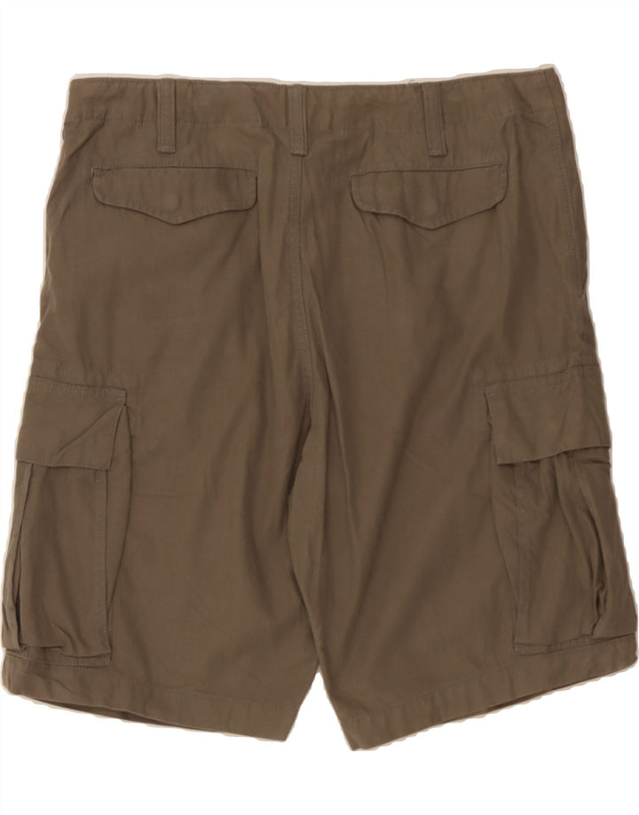 EDDIE BAUER Mens Cargo Shorts W38 XL  Brown Cotton Vintage Eddie Bauer and Second-Hand Eddie Bauer from Messina Hembry 