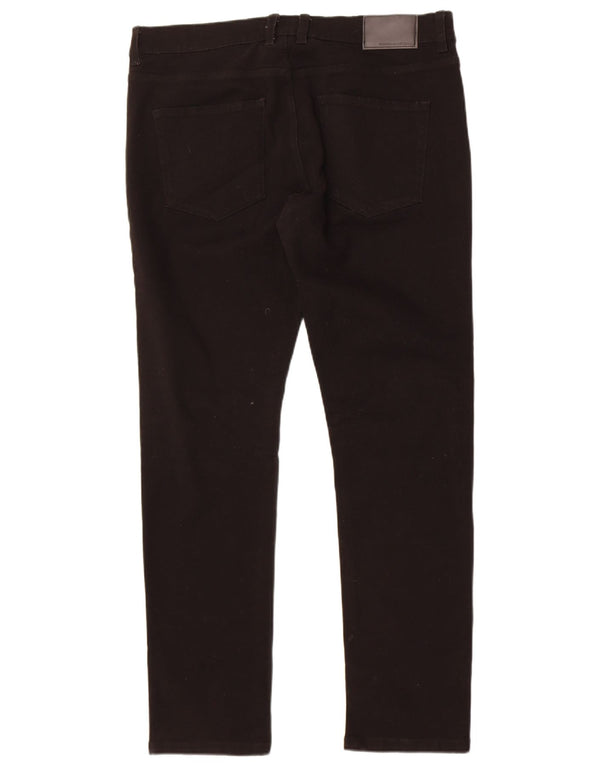 French Connection Mens Jeans Skinny W34 L32 Algodão Preto