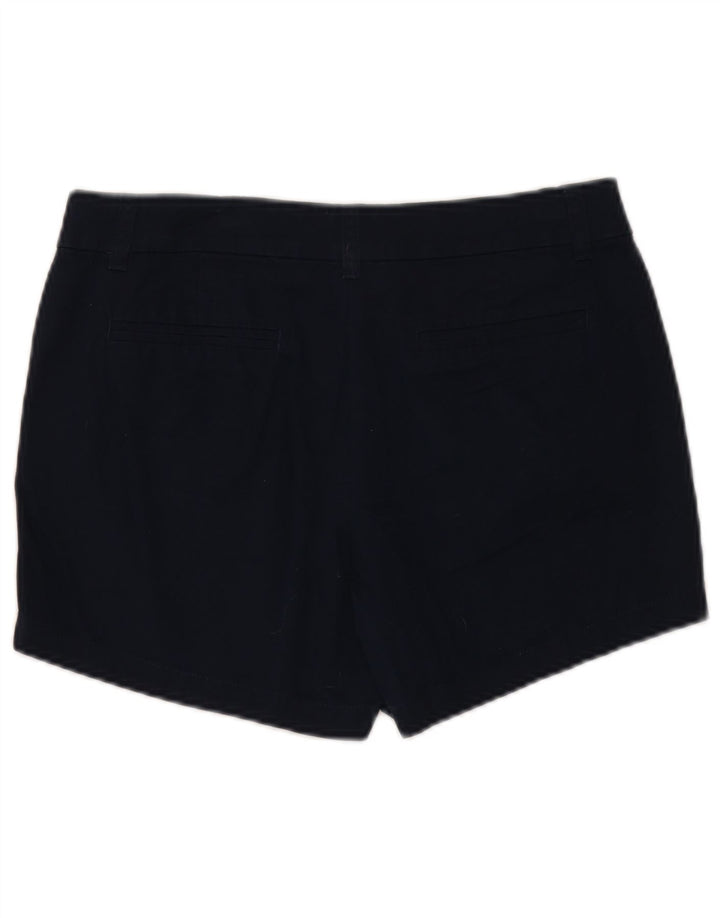 J. Crew Shorts Chino Feminino US 6 Médio W32 Algodão Azul Marinho