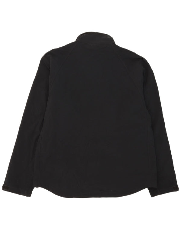 Jaqueta corta-vento masculina Russell Athletic Reino Unido 42 XL poliéster preto