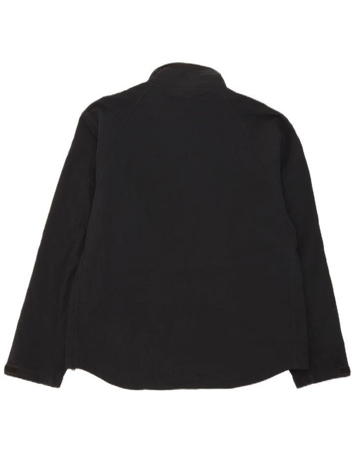 Jaqueta corta-vento masculina Russell Athletic Reino Unido 42 XL poliéster preto