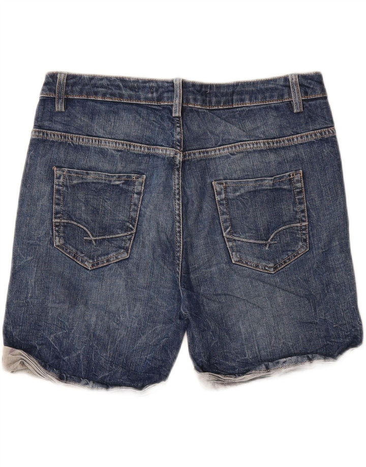 Shorts jeans feminino ZARA EU 40 médio W30 azul