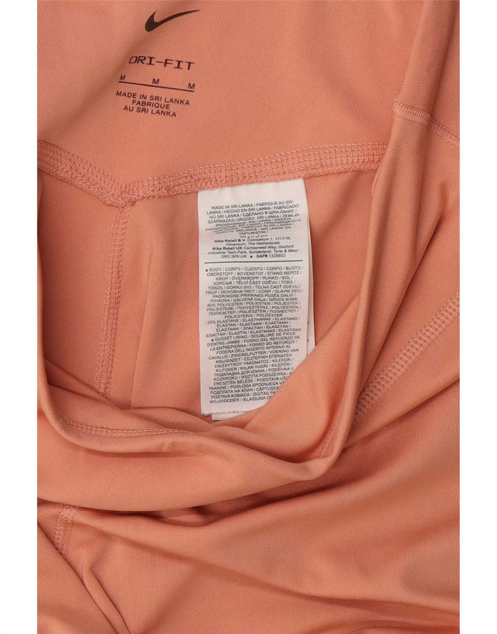 Leggings Nike Dri Fit Feminina UK 14 Médio Laranja Poliéster
