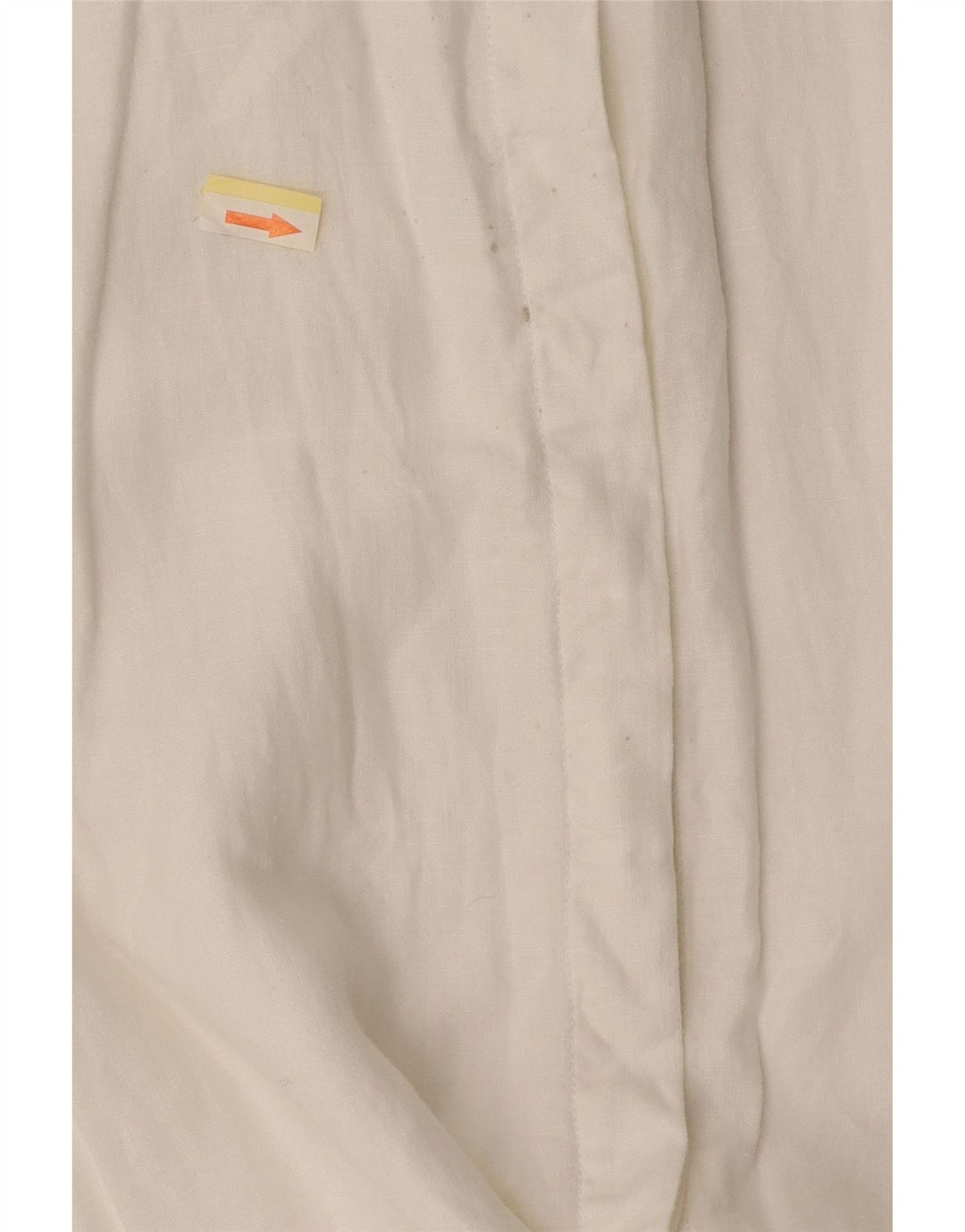 Blusa feminina JASPER CONRAN manga curta longline Reino Unido 16 grande branca