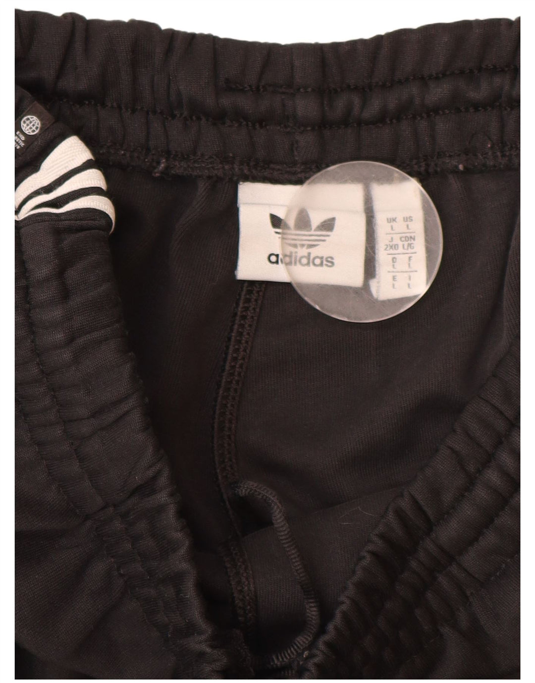 Adidas Mens Treino Calças Joggers Grande Poliéster Preto