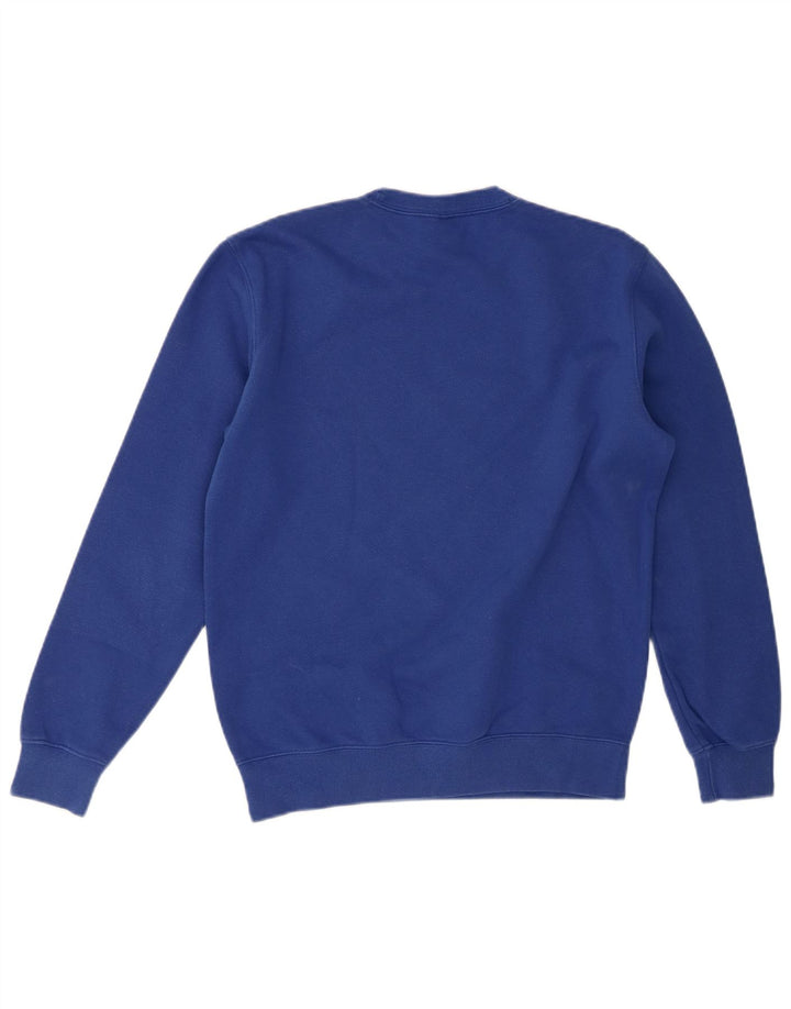 CHAMPION Moletom Masculino Jumper Pequeno Azul Algodão