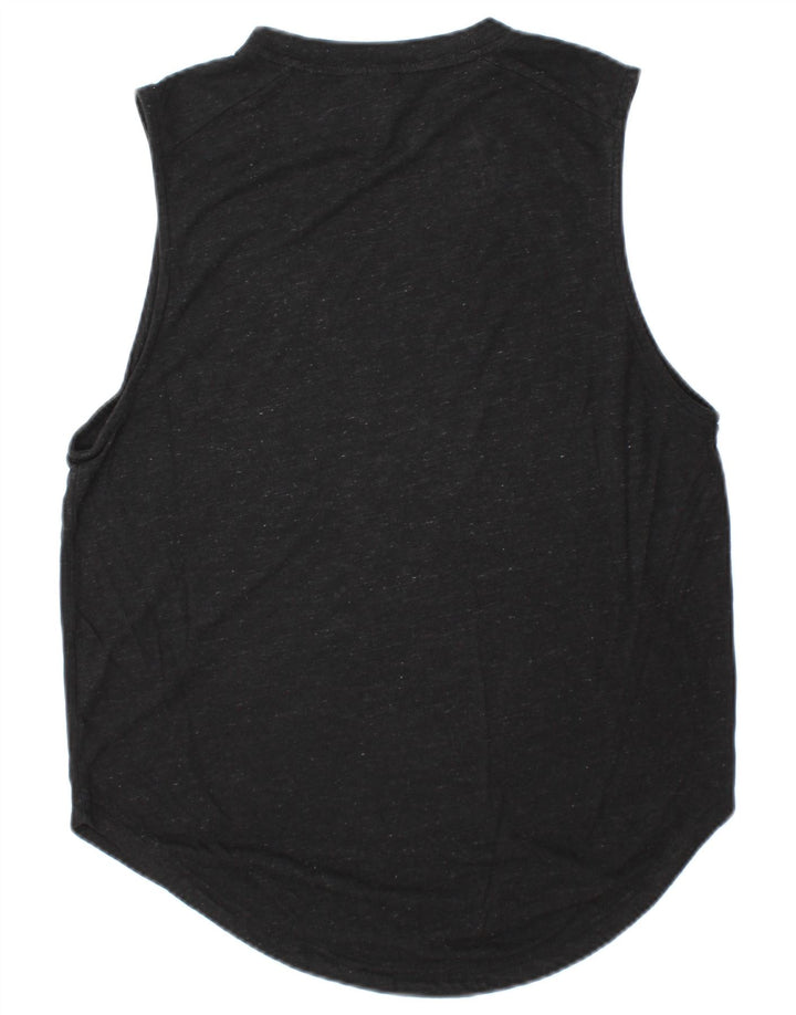 Adidas Mens Graphic Vest Top Pequeno Preto Flecked Rayon