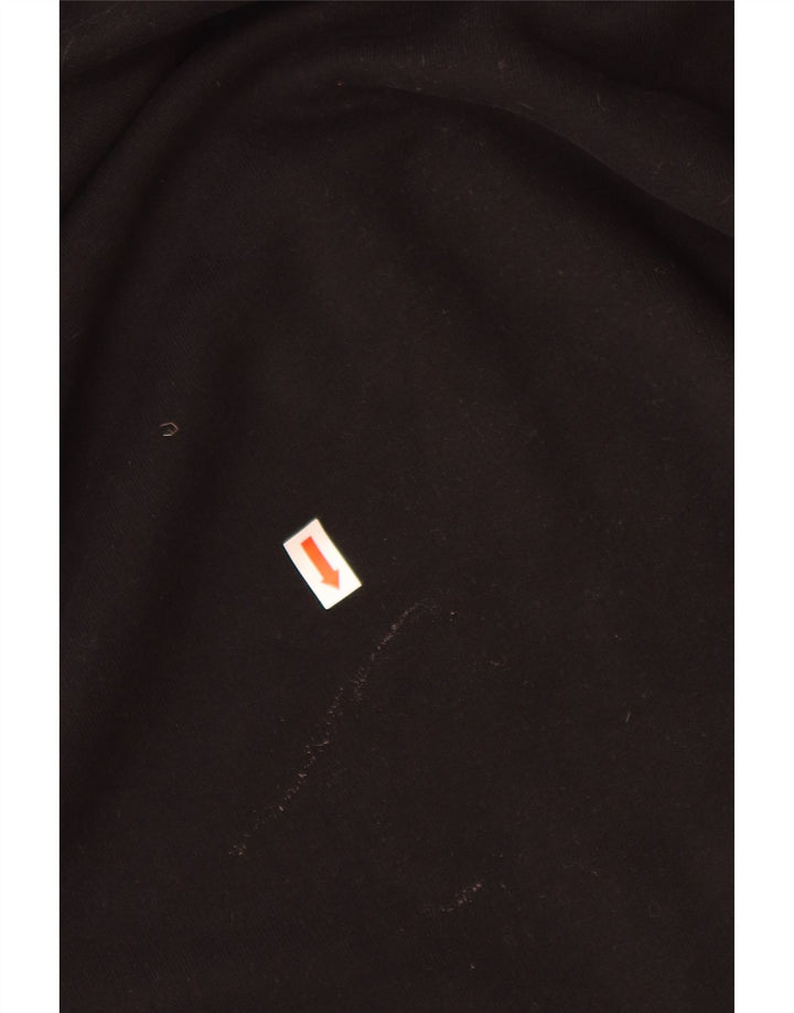 JACK WILLS Mens Relaxed Fit Sweatshirt Jumper Medium Black Cotton