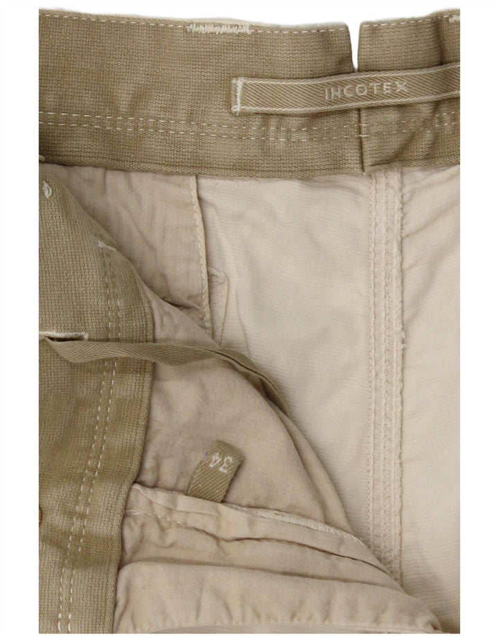 Shorts cargo masculino INCOTEX W34 grande branco
